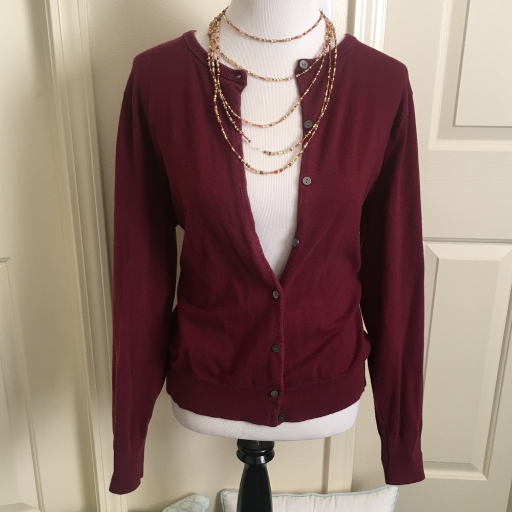 Lands End size XL cardigan.